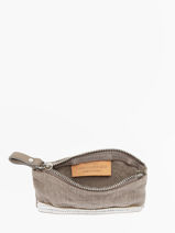 Portemonnee Le Cabas Linnen Vanessa bruno Beige cabas lin 31V42017-vue-porte